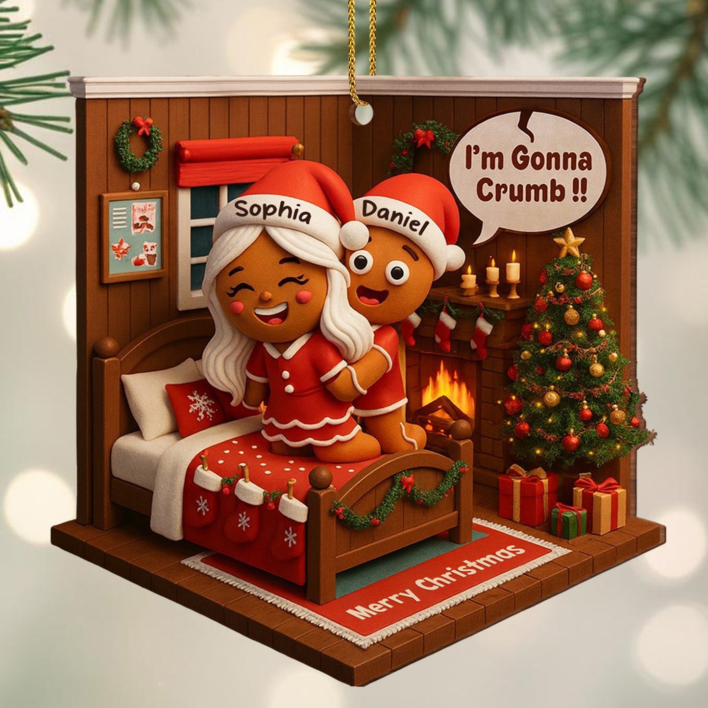 I'm Gonna Crumb, Gingerbread Man And Christmas Tree