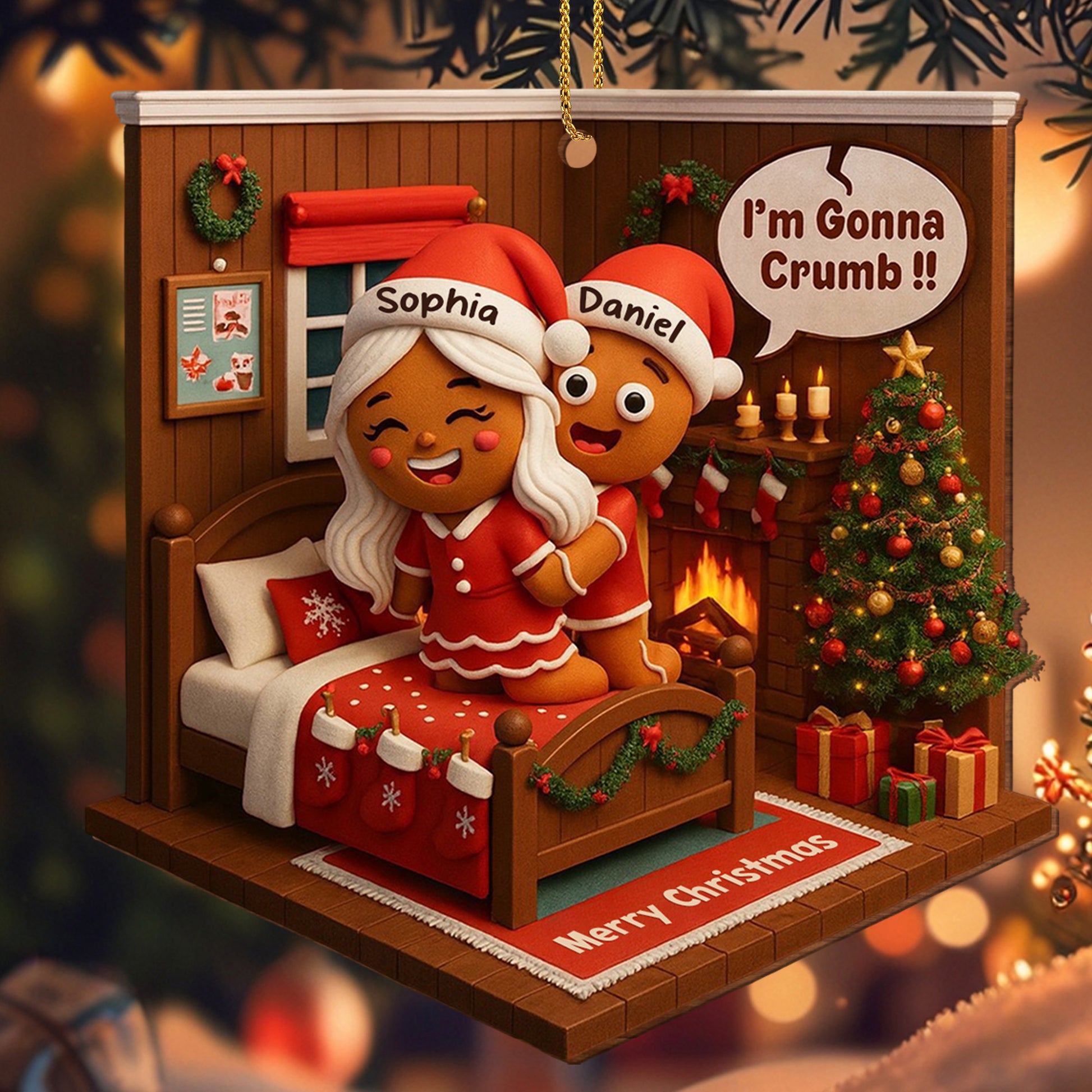 I'm Gonna Crumb, Gingerbread Man And Christmas Tree