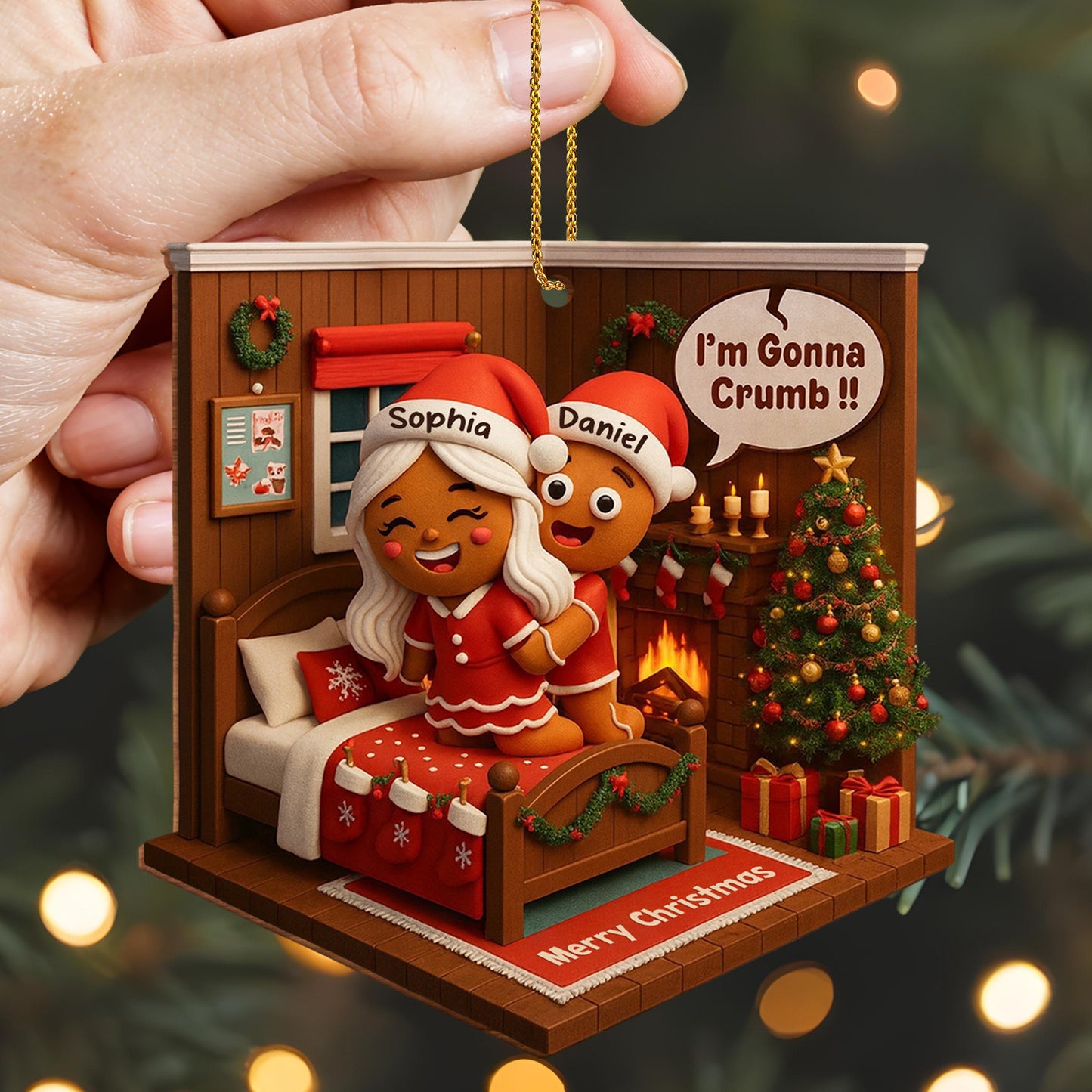 I'm Gonna Crumb, Gingerbread Man And Christmas Tree