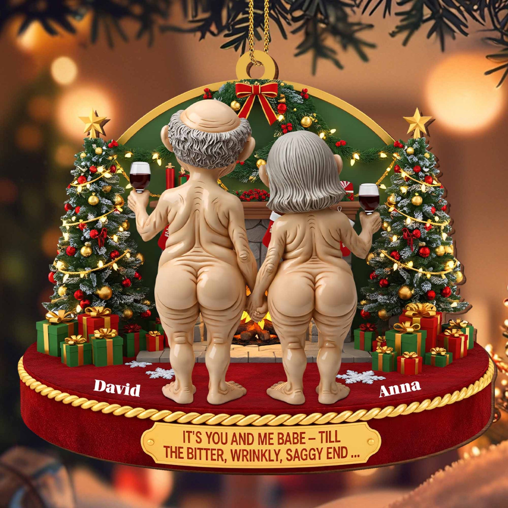 It's You And Me Babe, Till The End, Christmas Tree And Elderly Couple