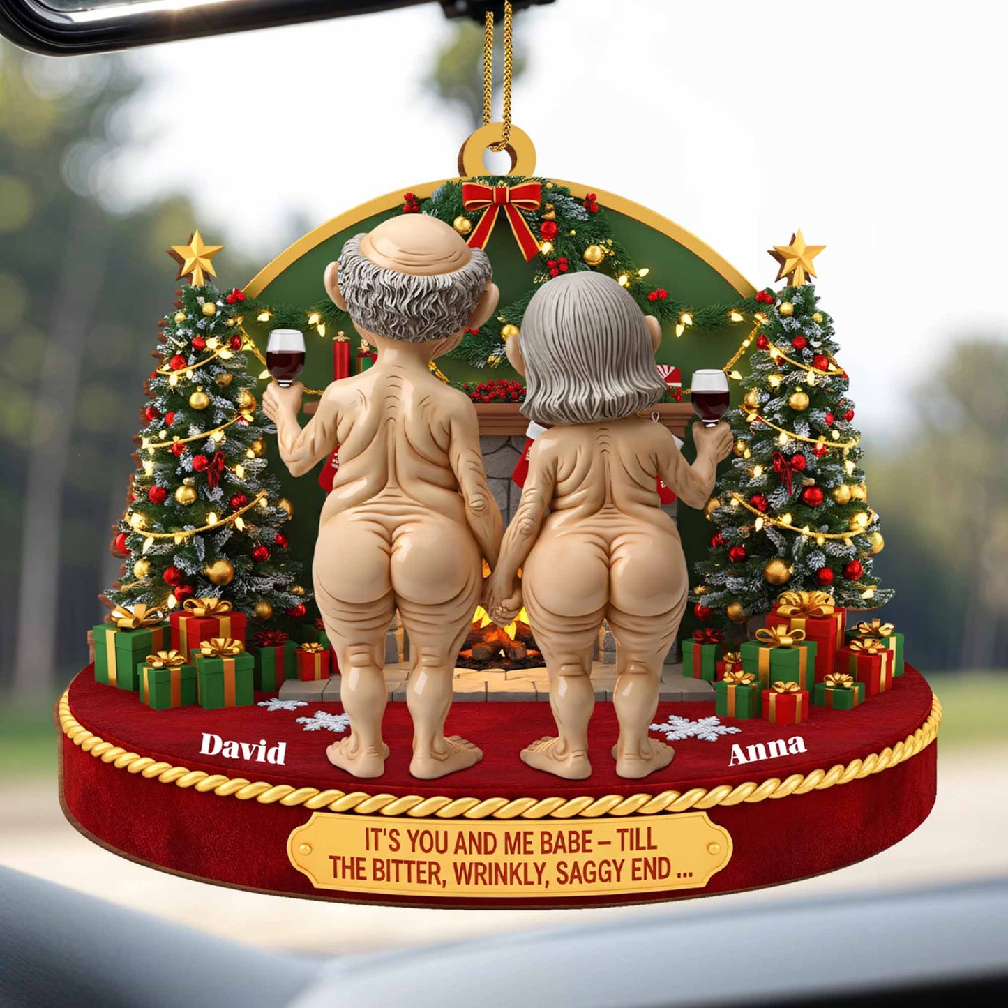 It's You And Me Babe, Till The End, Christmas Tree And Elderly Couple