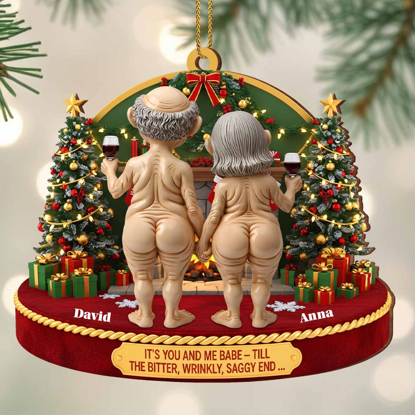 It's You And Me Babe, Till The End, Christmas Tree And Elderly Couple