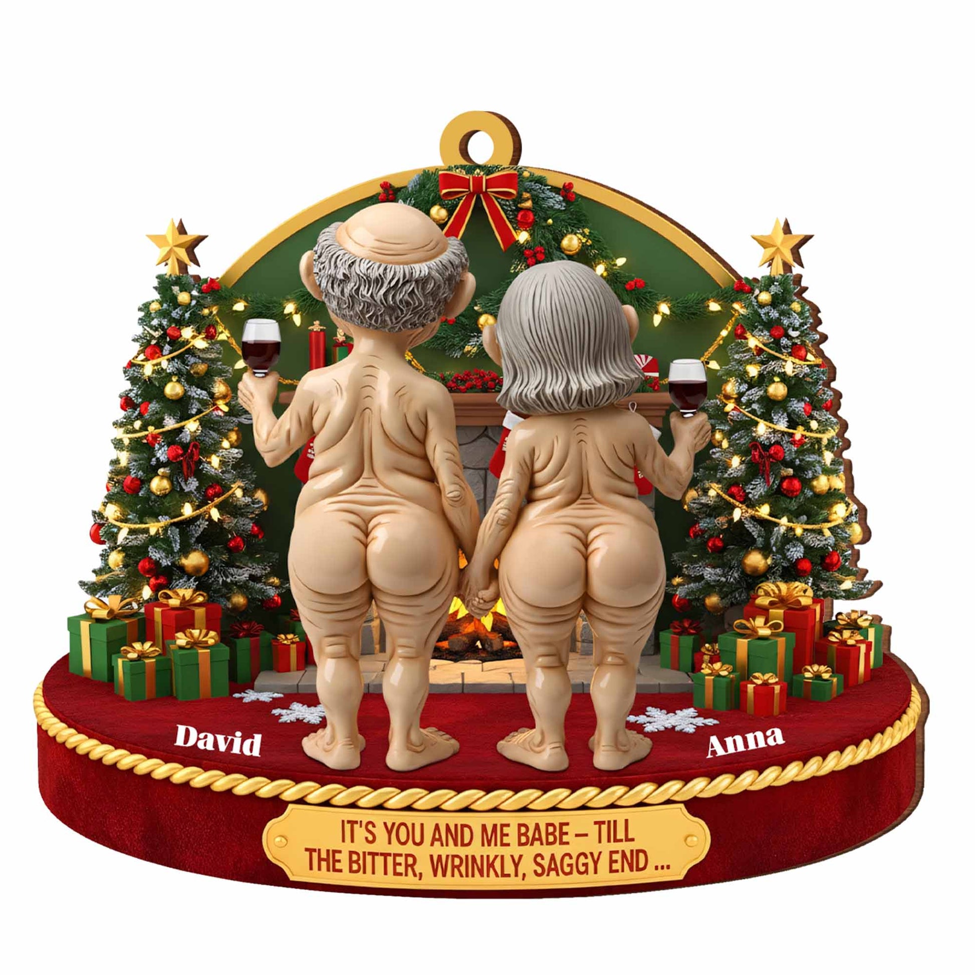 It's You And Me Babe, Till The End, Christmas Tree And Elderly Couple