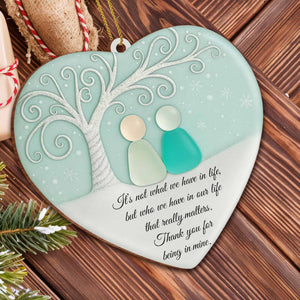 Thank You For Being In My Life, Tree and Snowflakes Design