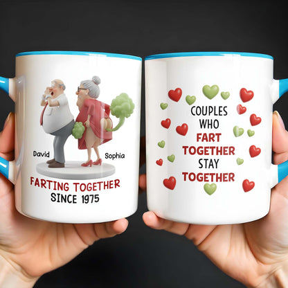 Farting Together Since [Year], A Humorous Memento For Couples
