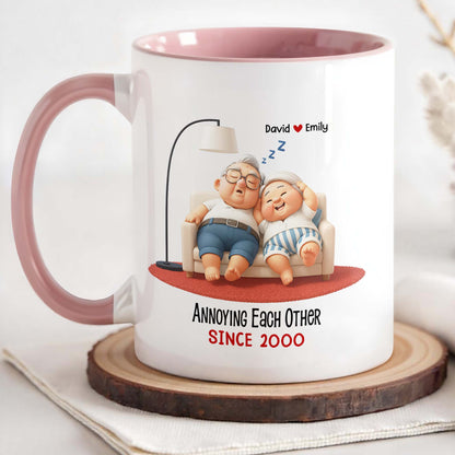 Annoying Each Other Since, Couple On A Couch