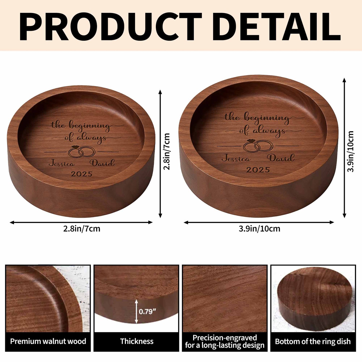 The Beginning Of Always With Wedding Rings