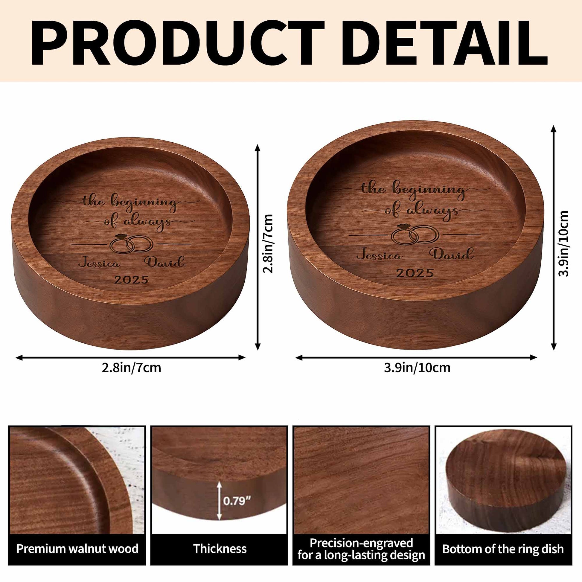 The Beginning Of Always With Wedding Rings