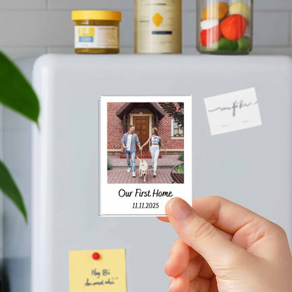 Our First Home With House, Couple, and Dog