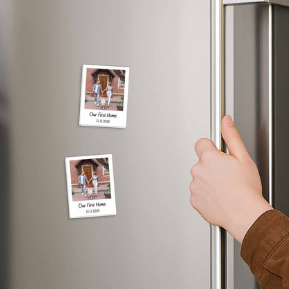 Our First Home With House, Couple, and Dog