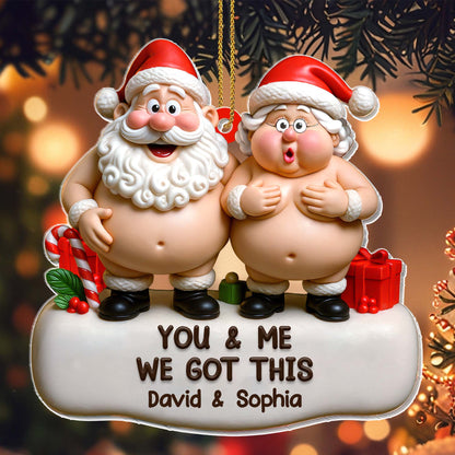 You & Me We Got This Santa Claus Figures