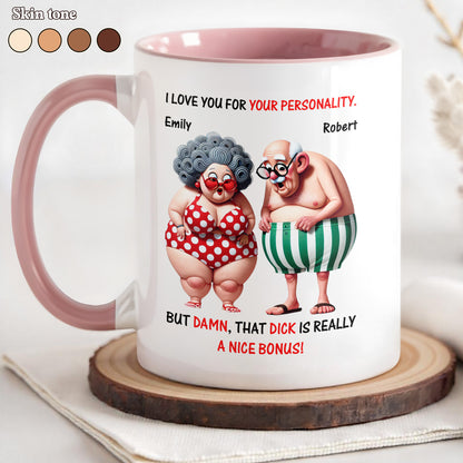 I Love You For Your Personality, Cartoon Couple Design