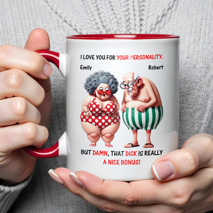 I Love You For Your Personality, Cartoon Couple Design