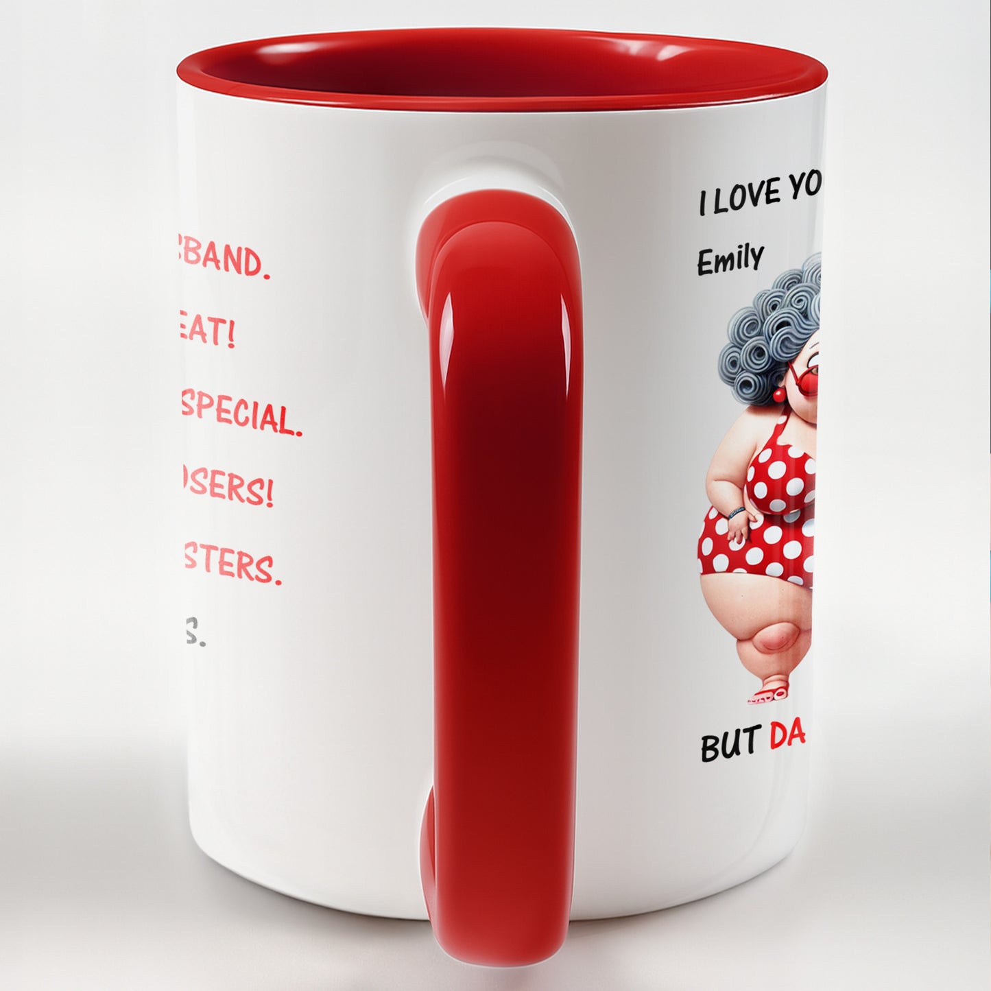 I Love You For Your Personality, Cartoon Couple Design