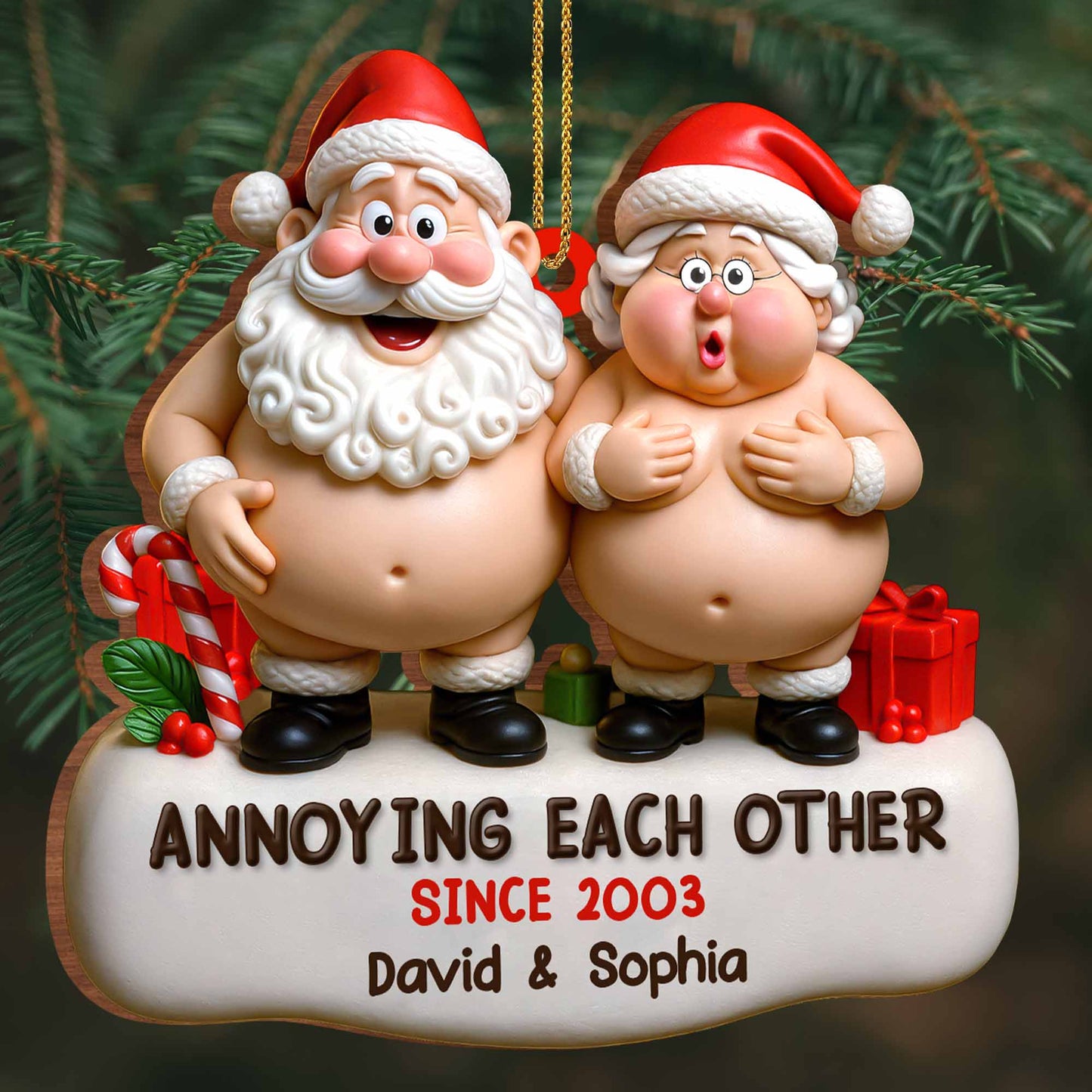 Annoying Each Other Since Santa Claus and Mrs. Claus