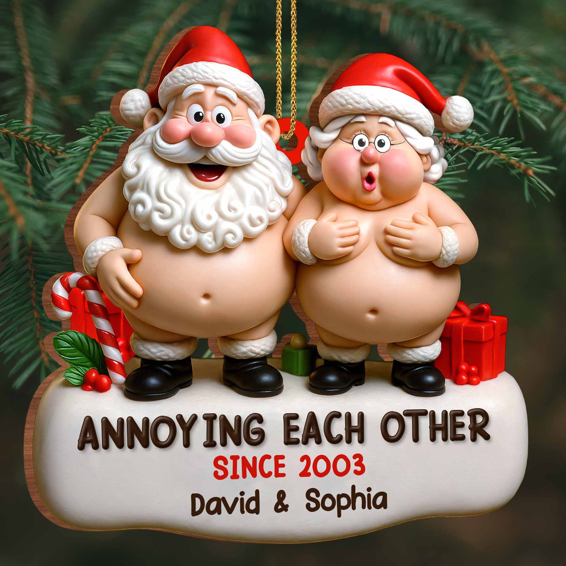 Annoying Each Other Since Santa Claus and Mrs. Claus