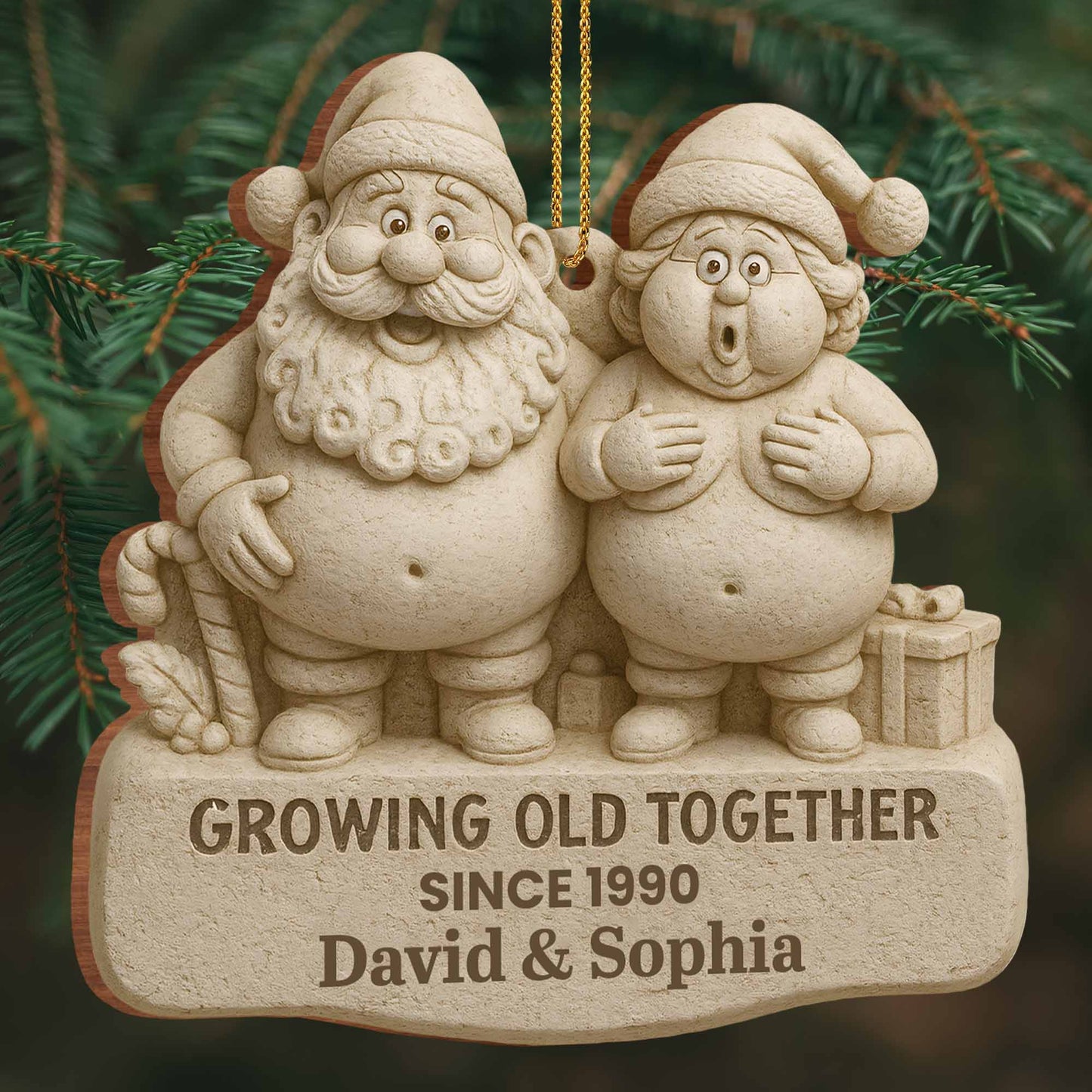 Growing Old Together, Santa Claus And Mrs. Claus