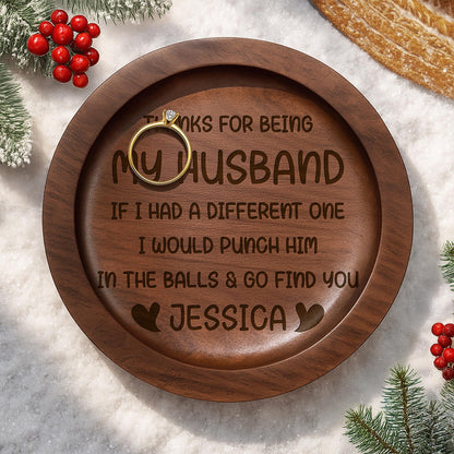 Thanks For Being My Husband And Hearts Design