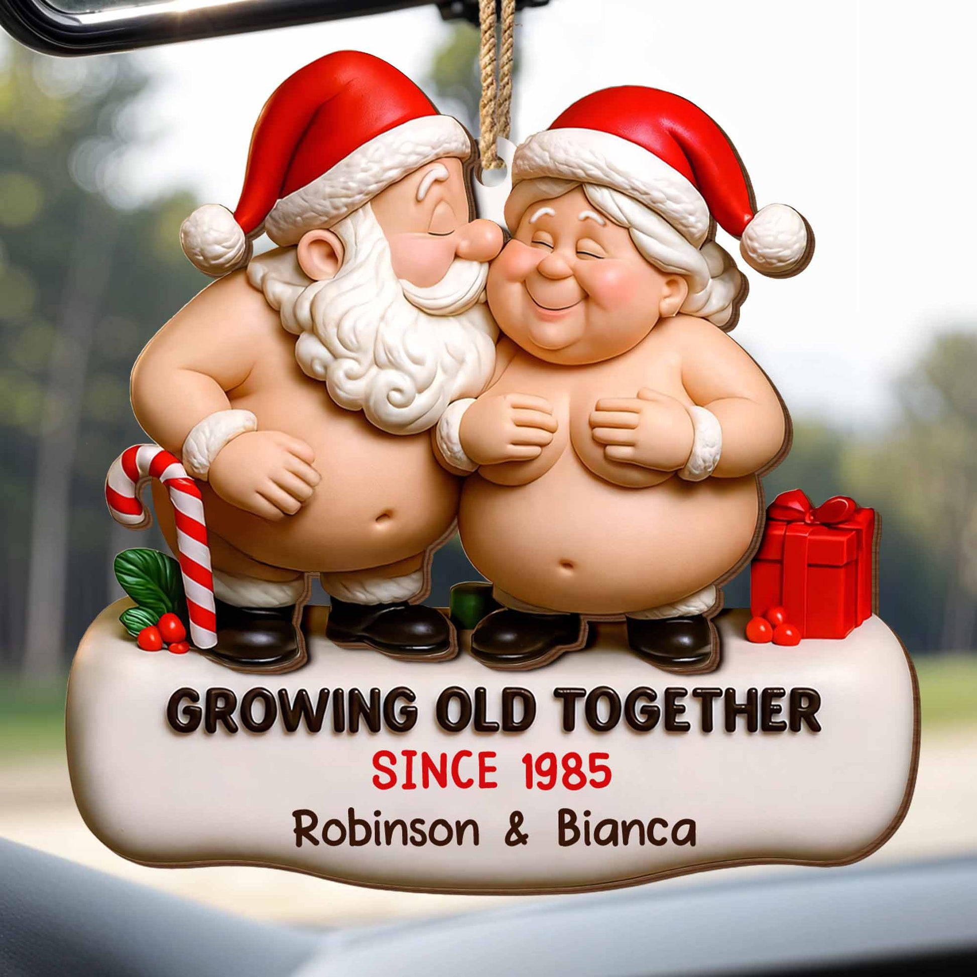 Growing Old Together With Santa And Mrs. Claus