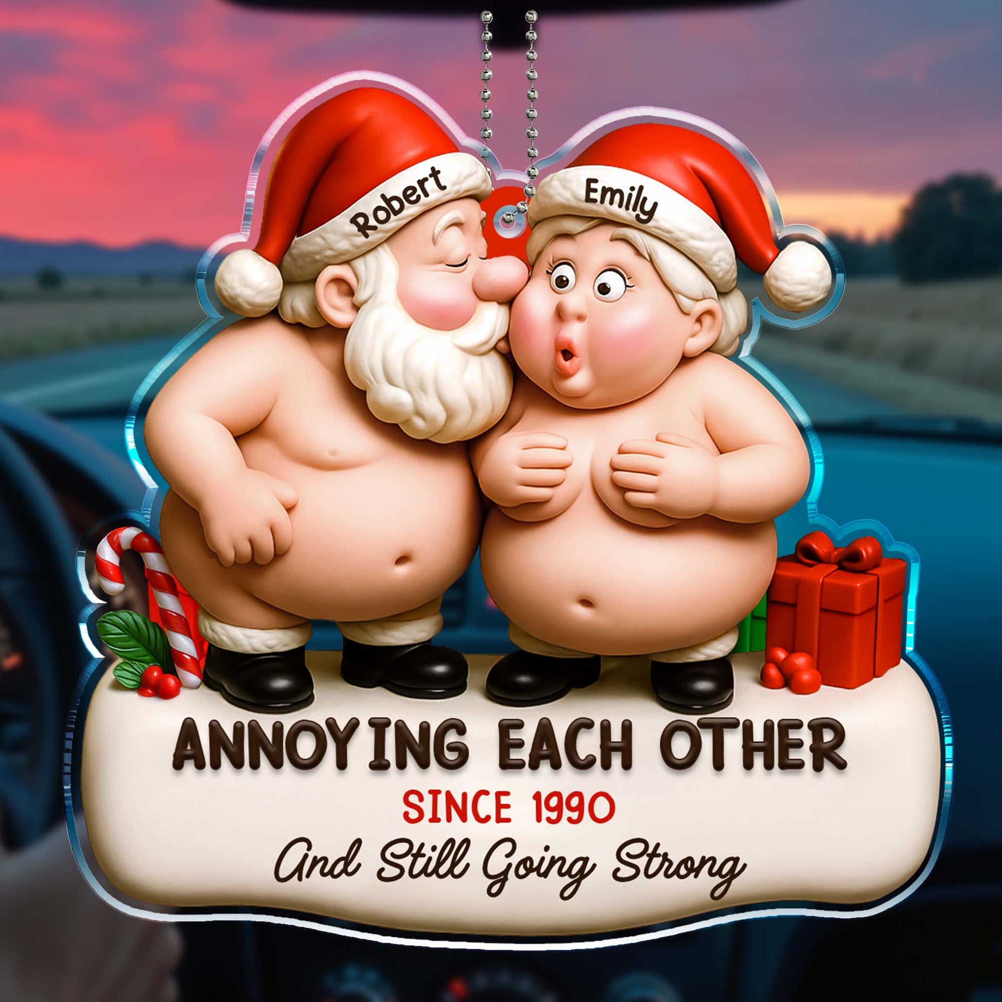 Annoying Each Other And Still Going Strong, Santa Hats