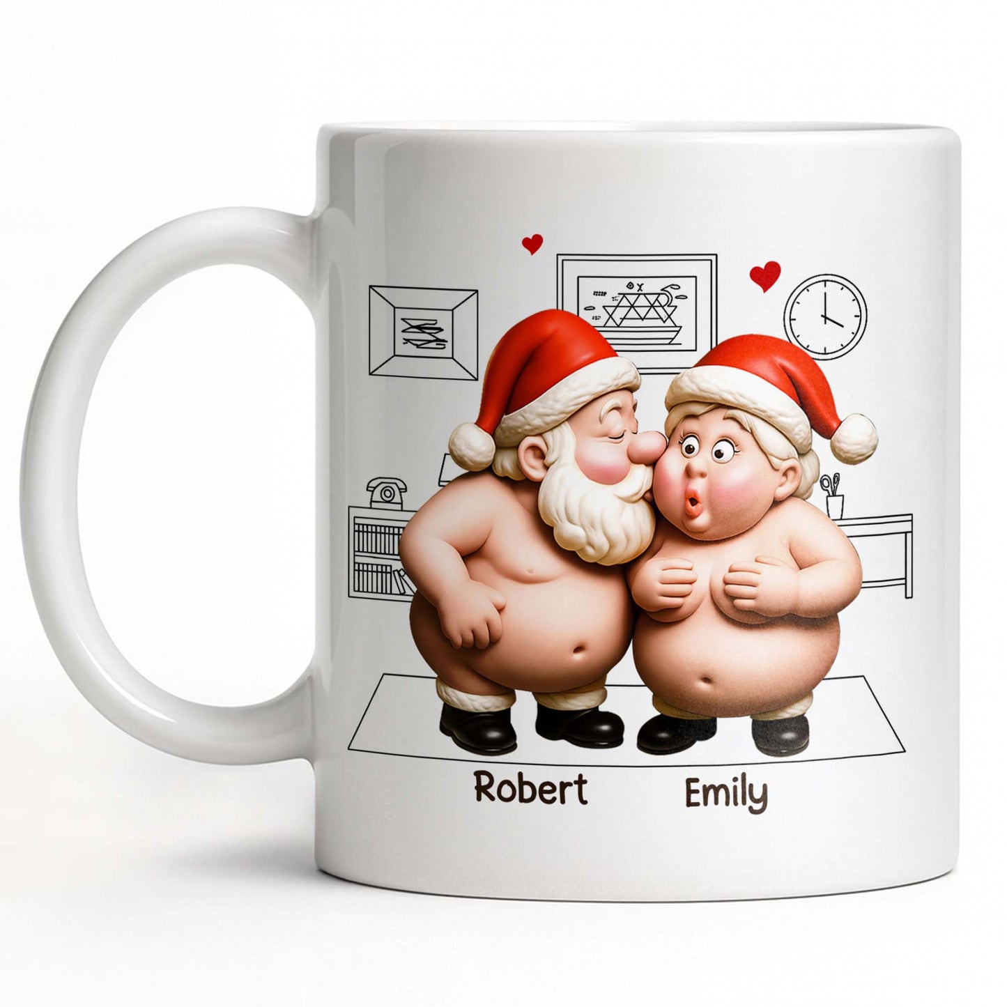 To My Wonderful Wife Merry Christmas With All My Love Santa And Elf