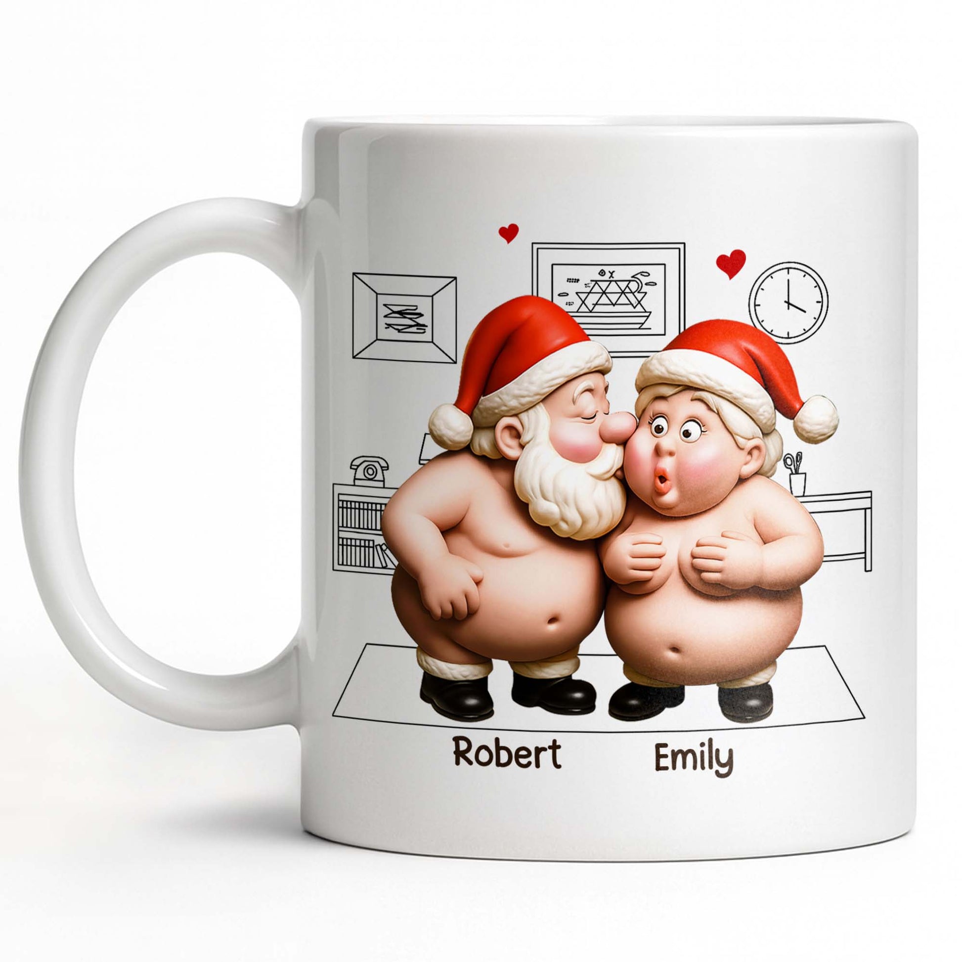 To My Wonderful Wife Merry Christmas With All My Love Santa And Elf