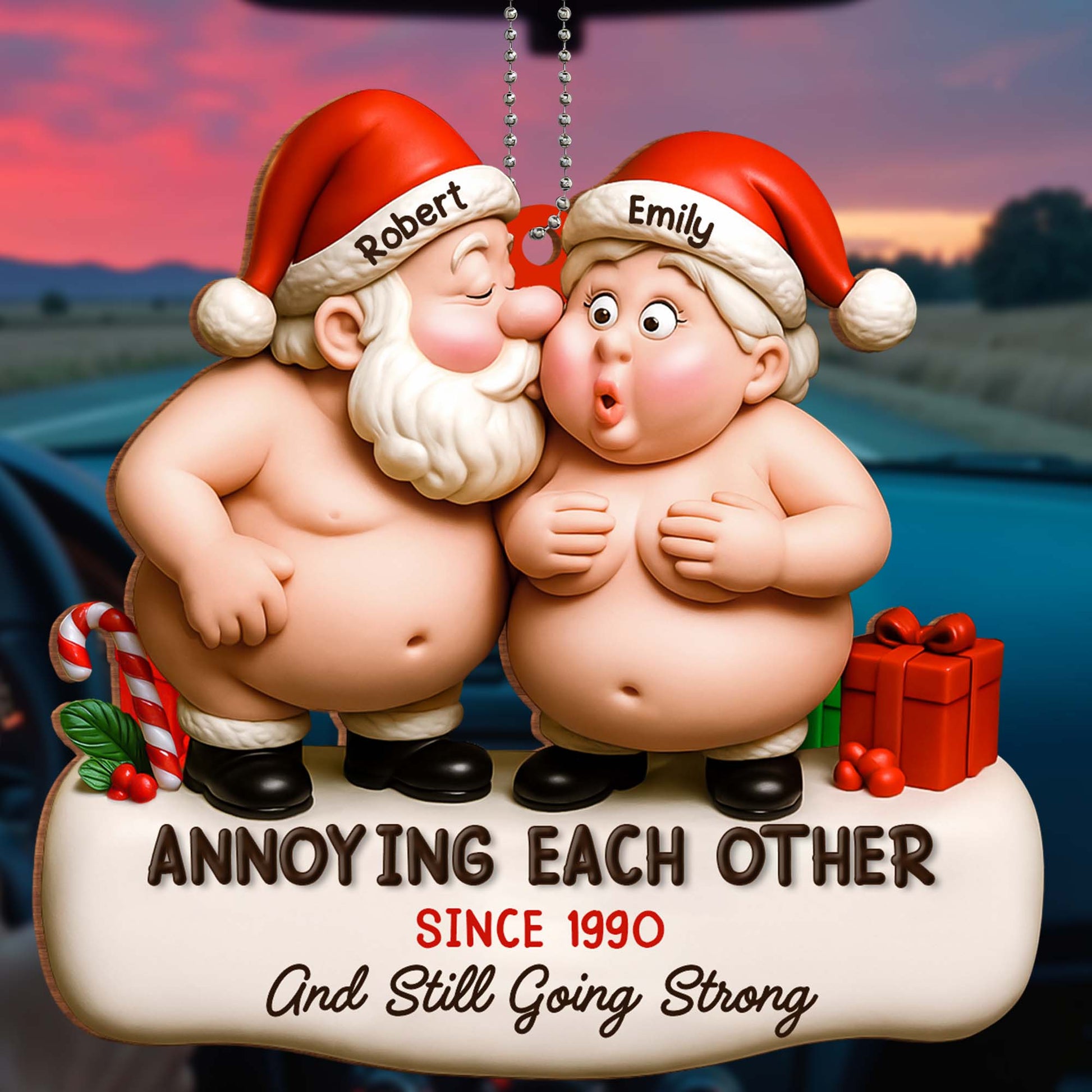 Annoying Each Other And Still Going Strong, Santa Hats