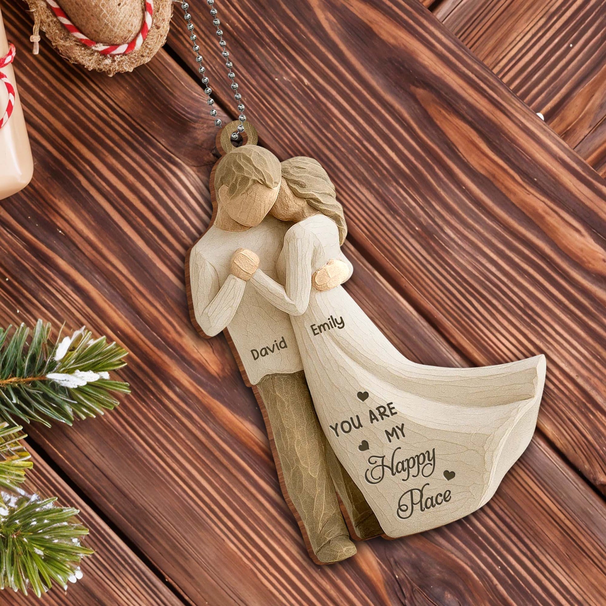 You Are My Happy Place, Couple Embracing