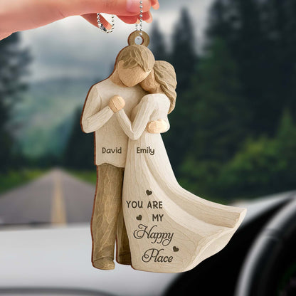 You Are My Happy Place, Couple Embracing