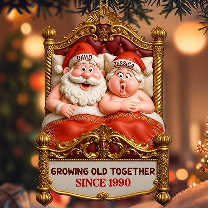 Growing Old Together, Santa Claus In Festive Chair