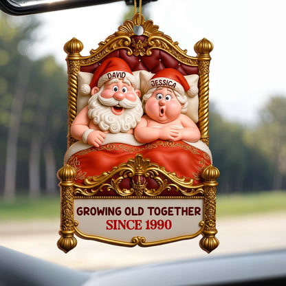 Growing Old Together, Santa Claus In Festive Chair