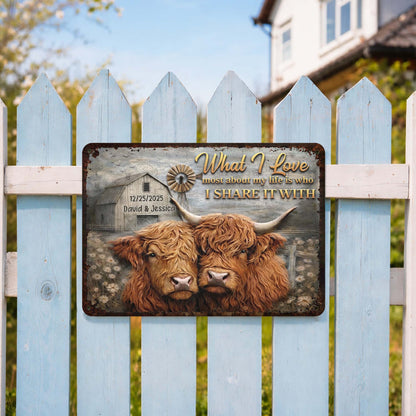 What I Love Most About My Life, Highland Cows Portrait