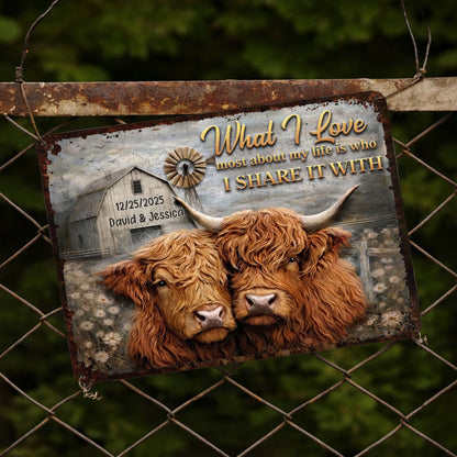 What I Love Most About My Life, Highland Cows Portrait