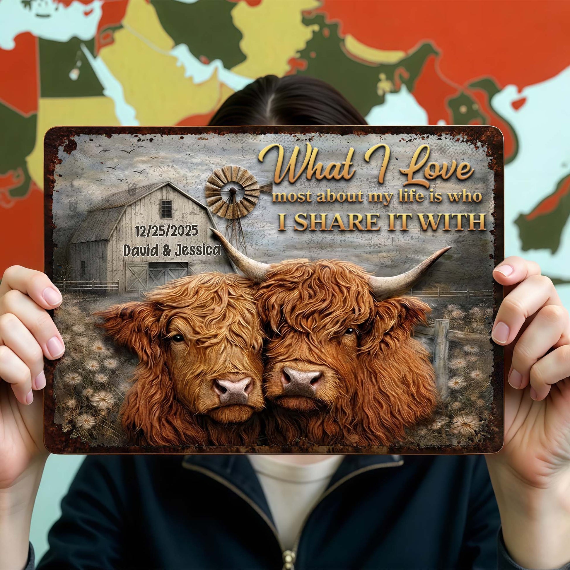 What I Love Most About My Life, Highland Cows Portrait