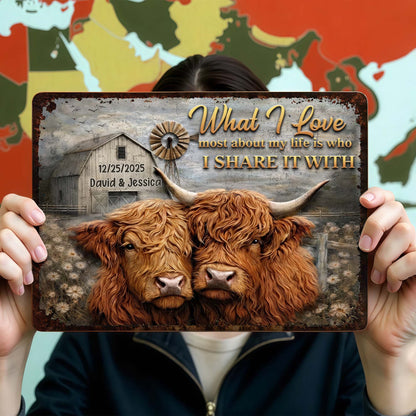 What I Love Most About My Life, Highland Cows Portrait