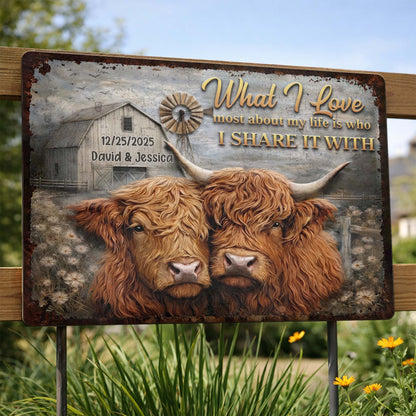 What I Love Most About My Life, Highland Cows Portrait