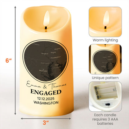 Celebrating Our Engagement With Map And Text