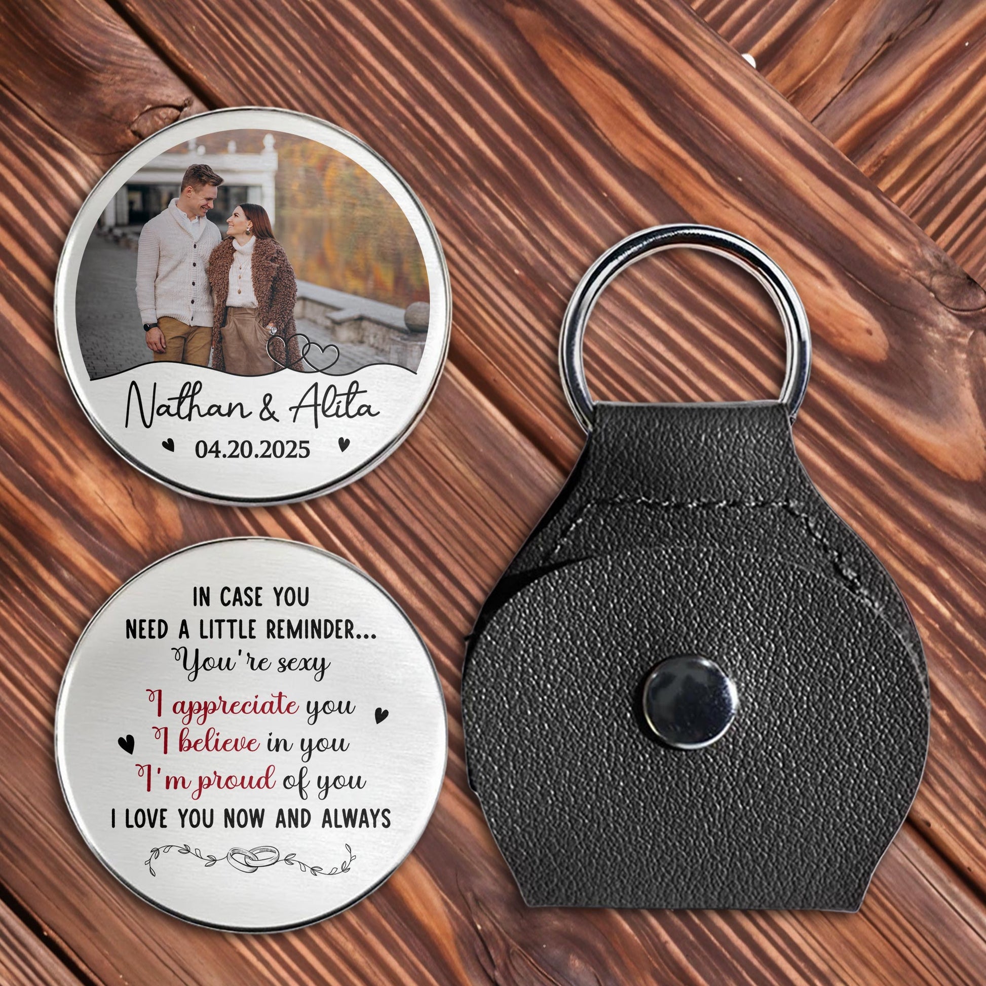 In Case You Need A Little Reminder, Hearts And Script Text