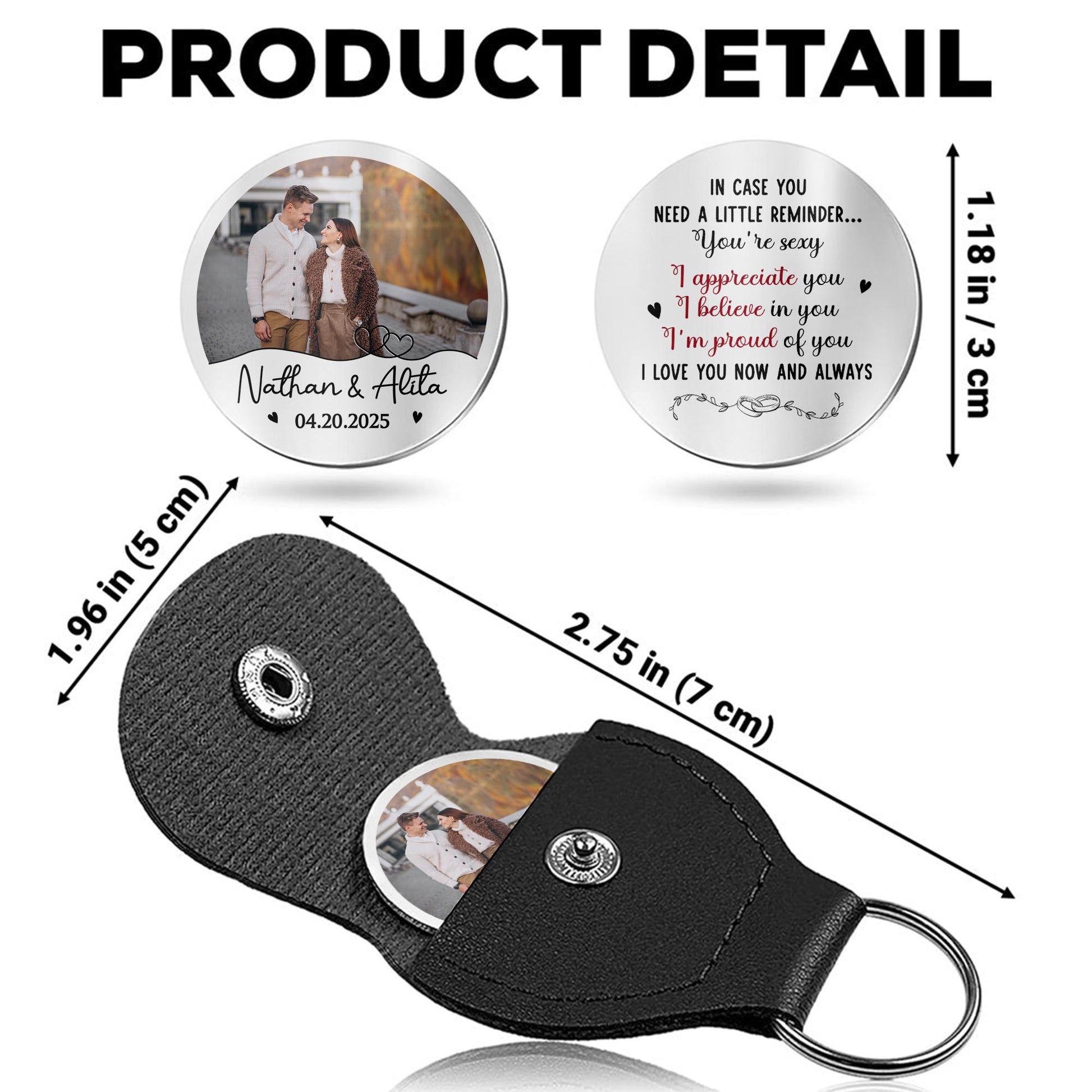 In Case You Need A Little Reminder, Hearts And Script Text