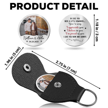 In Case You Need A Little Reminder, Hearts And Script Text