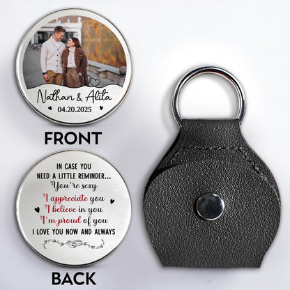 In Case You Need A Little Reminder, Hearts And Script Text