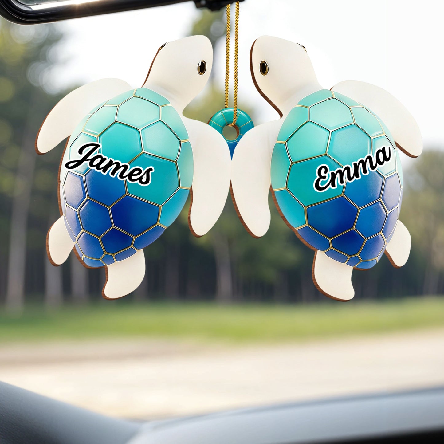 Customizable Sea Turtle Ornament