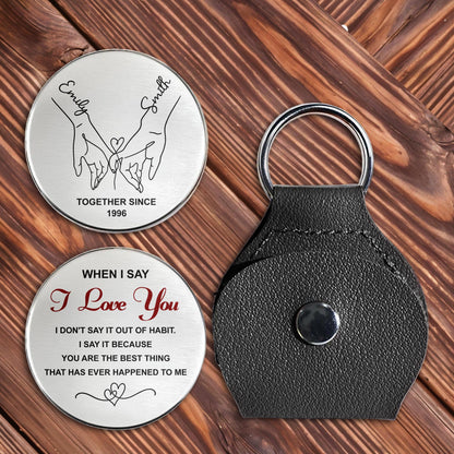 When I Say I Love You, Heart and Linked Hands Design