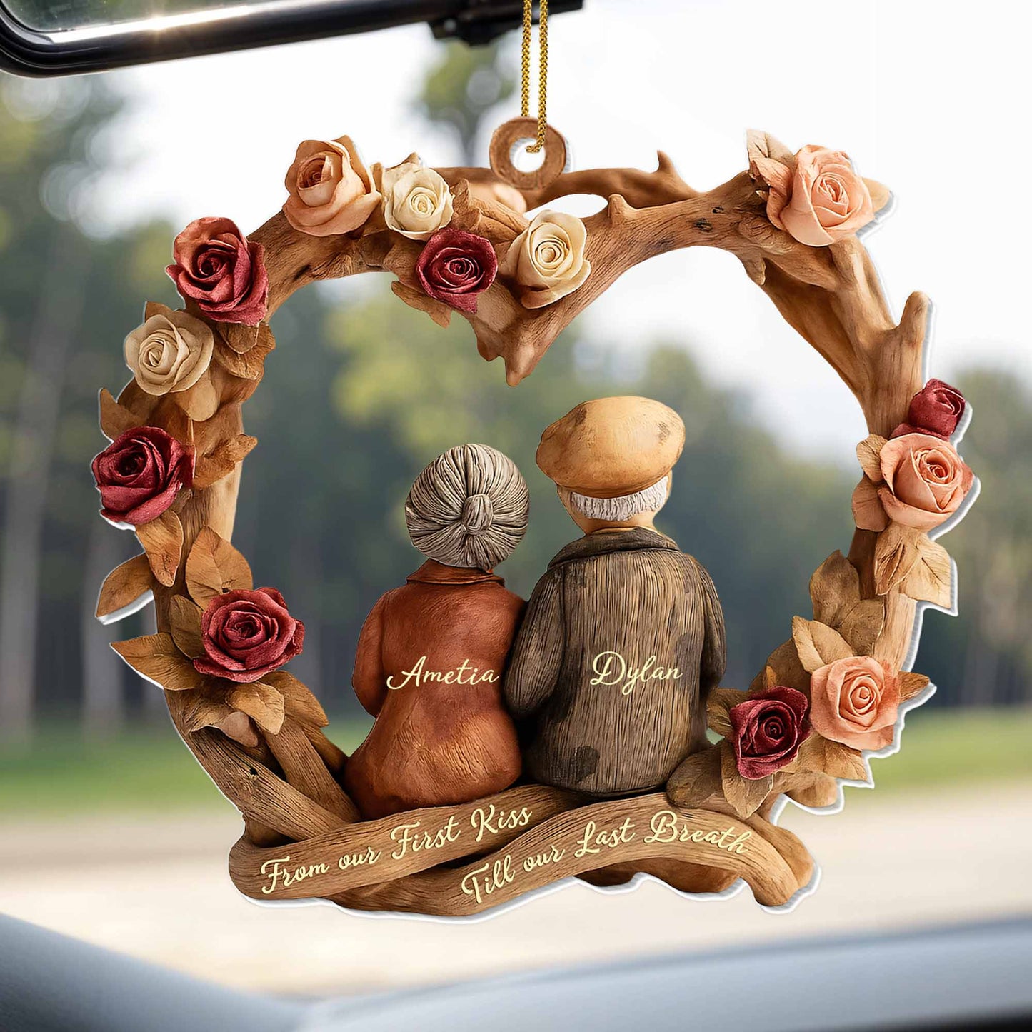 From Our First Kiss Till Our Last Breath, Couple And Roses