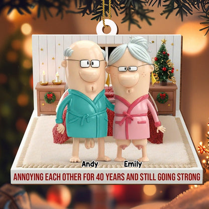 Annoying Each Other And Still Going Strong, Elderly Couple