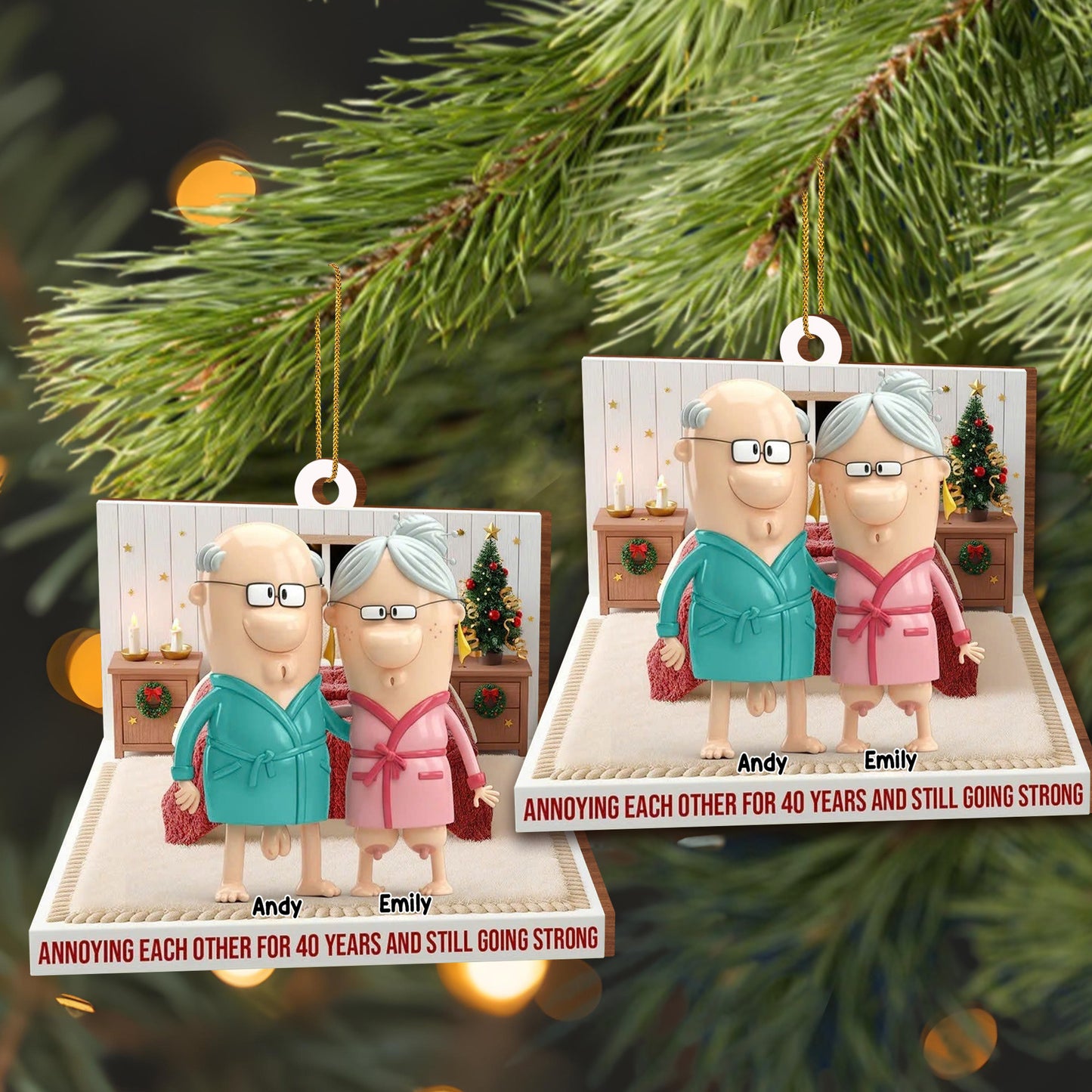 Annoying Each Other And Still Going Strong, Elderly Couple