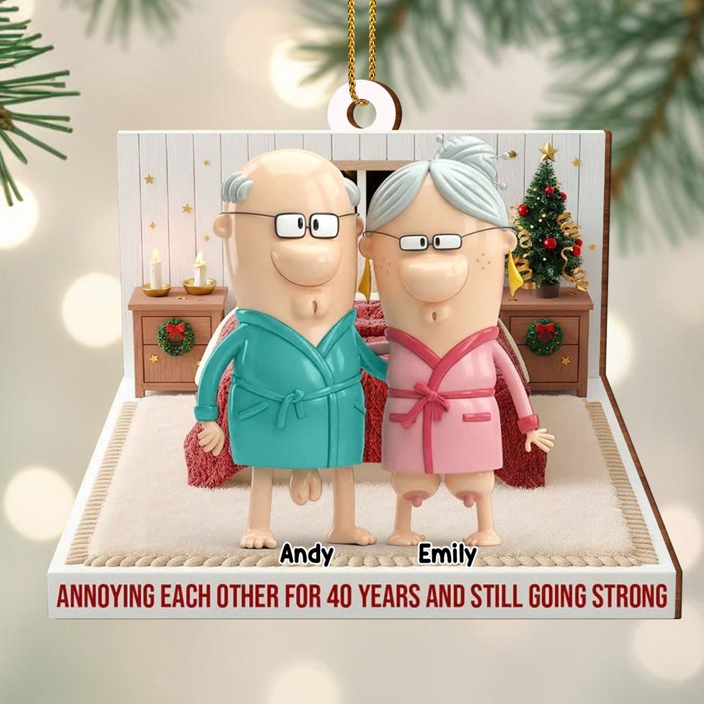 Annoying Each Other And Still Going Strong, Elderly Couple