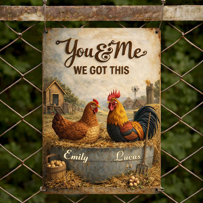 You & Me We Got This Farm Chickens Design