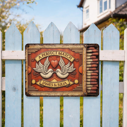 A Perfect Match Featuring Heart, Wings, And Doves