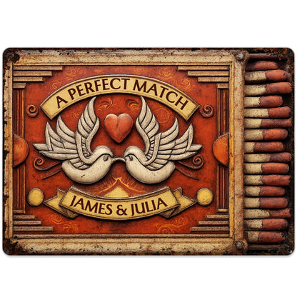 A Perfect Match Featuring Heart, Wings, And Doves